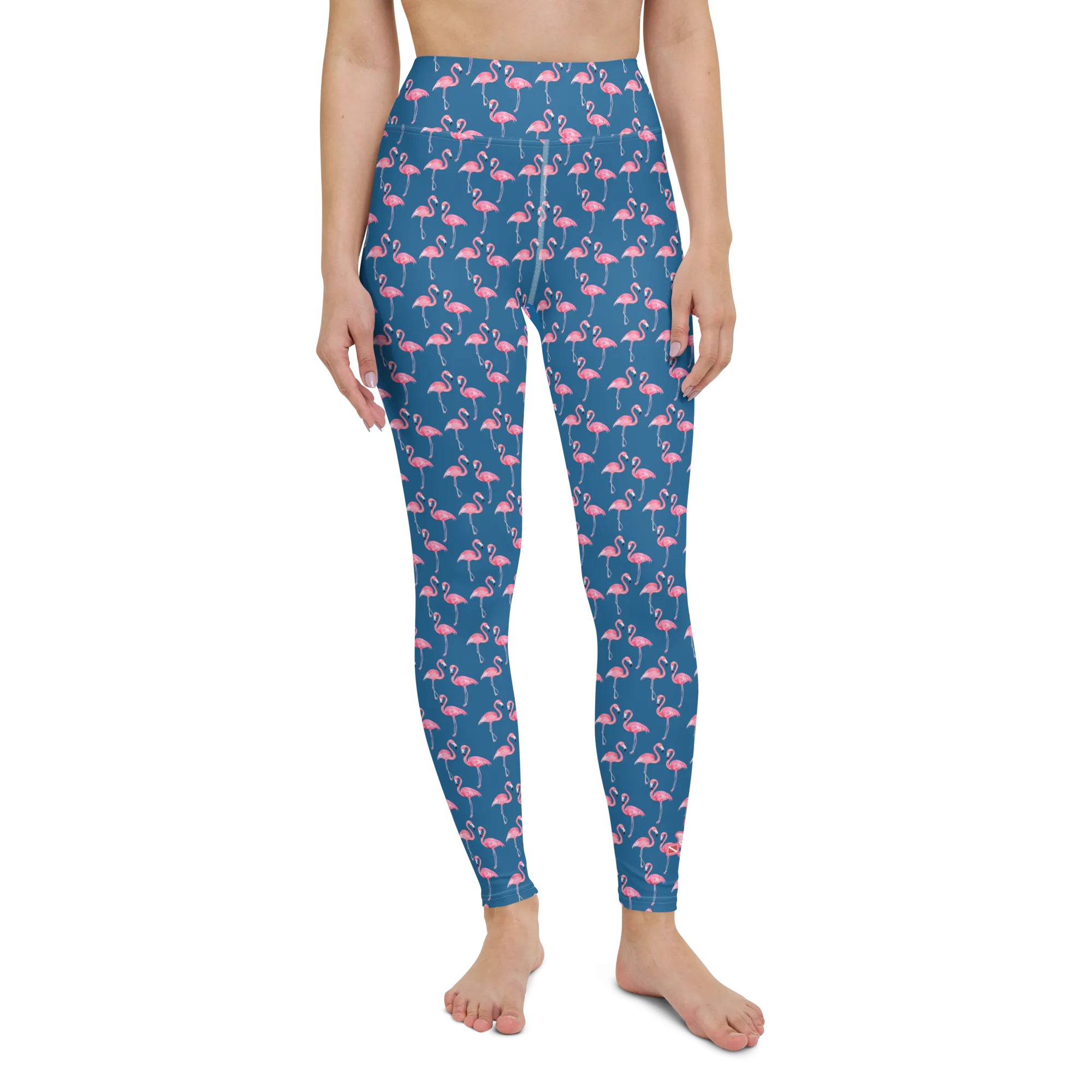 Flamingo Leggings - High Waist