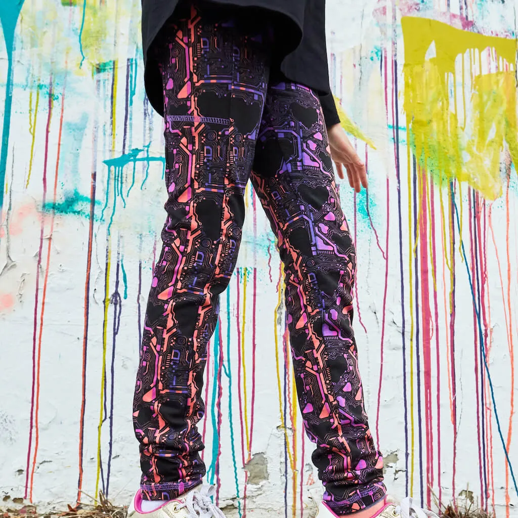 “Heart-wired” Heart Circuits Leggings with Pockets