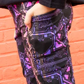 “Heart-wired” Heart Circuits Leggings with Pockets