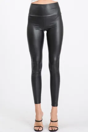 HEM139 - FAUX LEATHER LEGGINGS