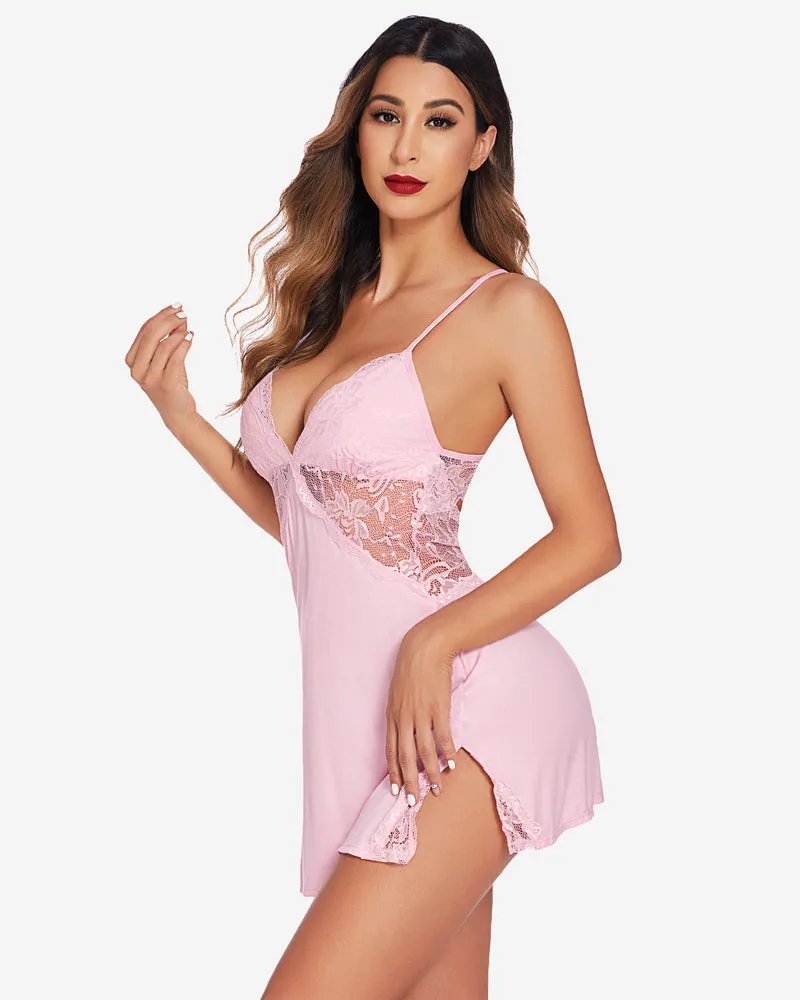 Lace Chemise Sleepwear Babydoll Lingerie