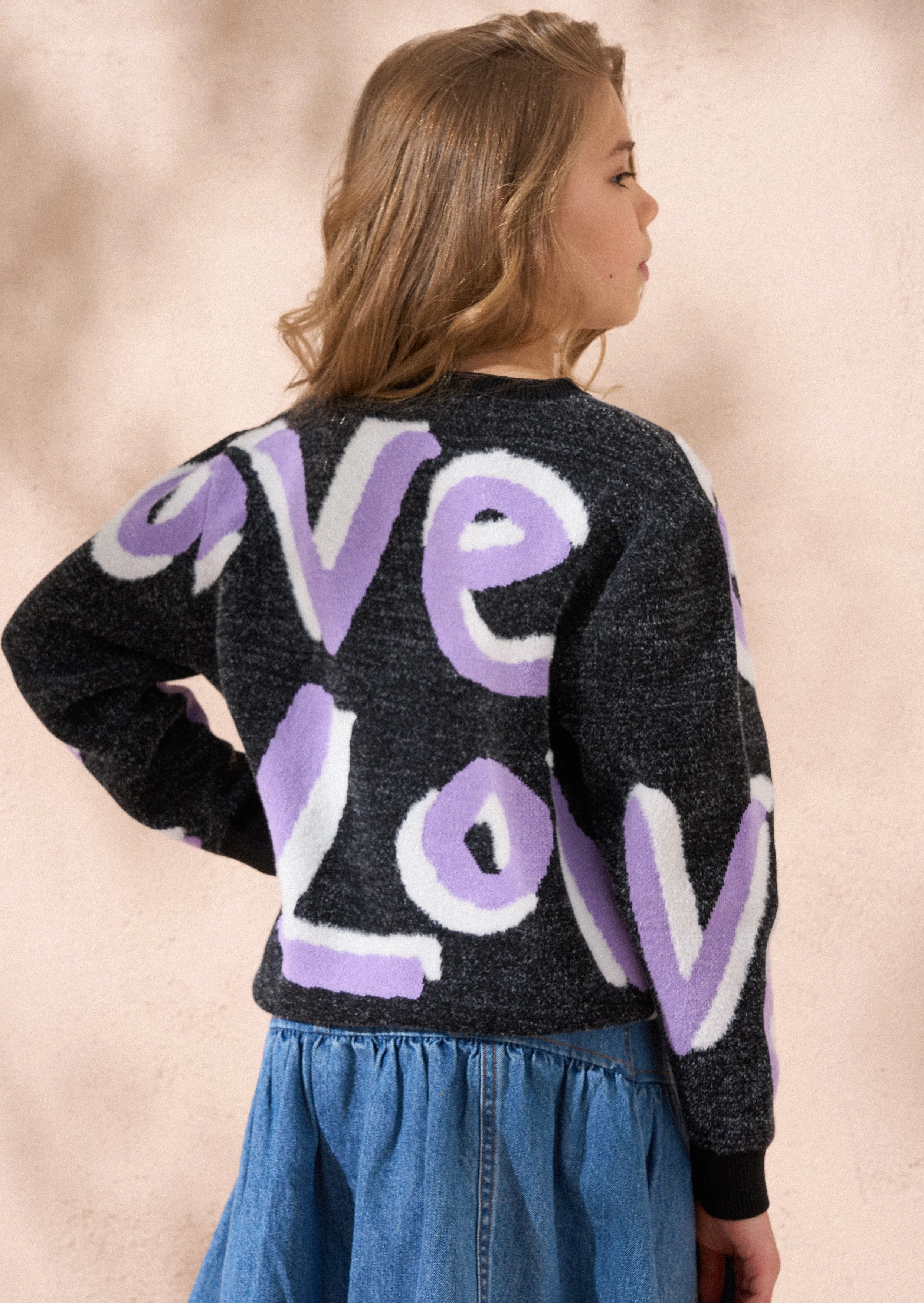 Lola Black Love Jumper