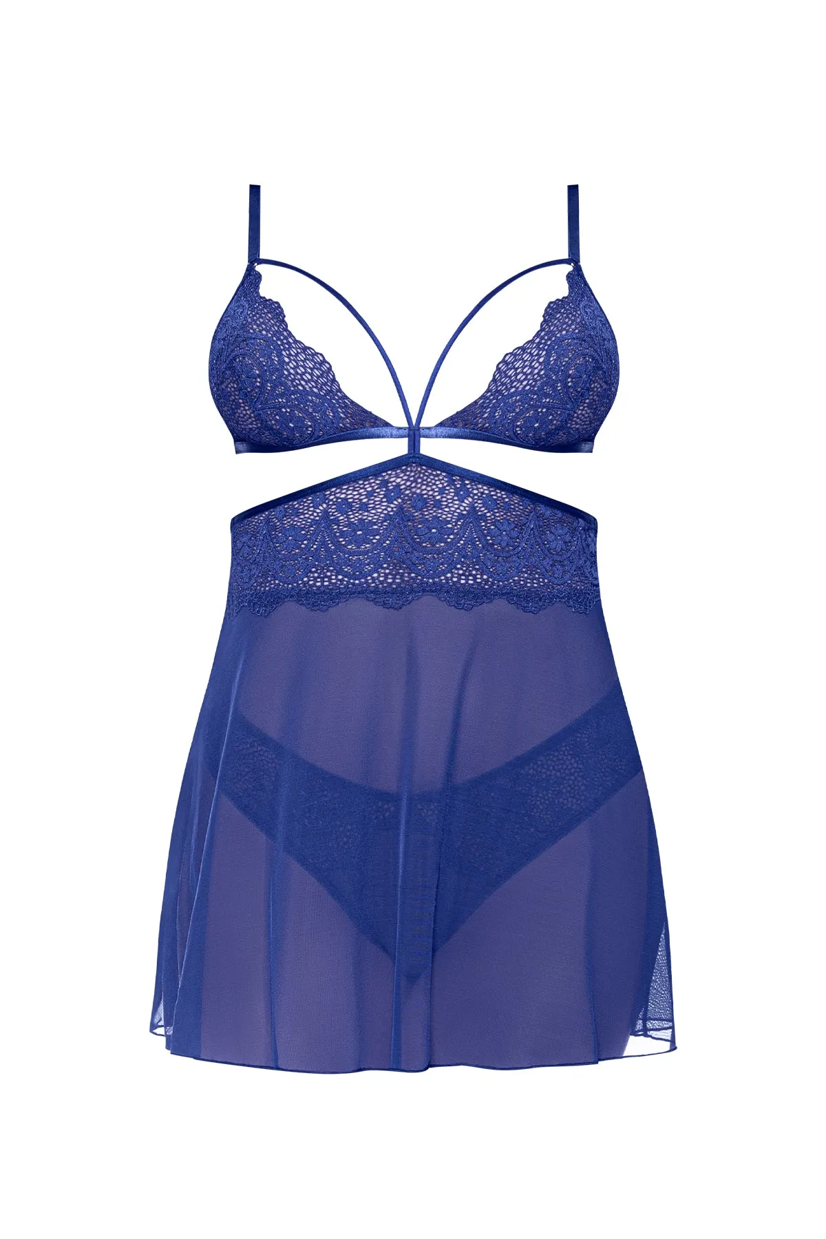 Magic Silk Berrylicious Babydoll & Panty Set Blueberry