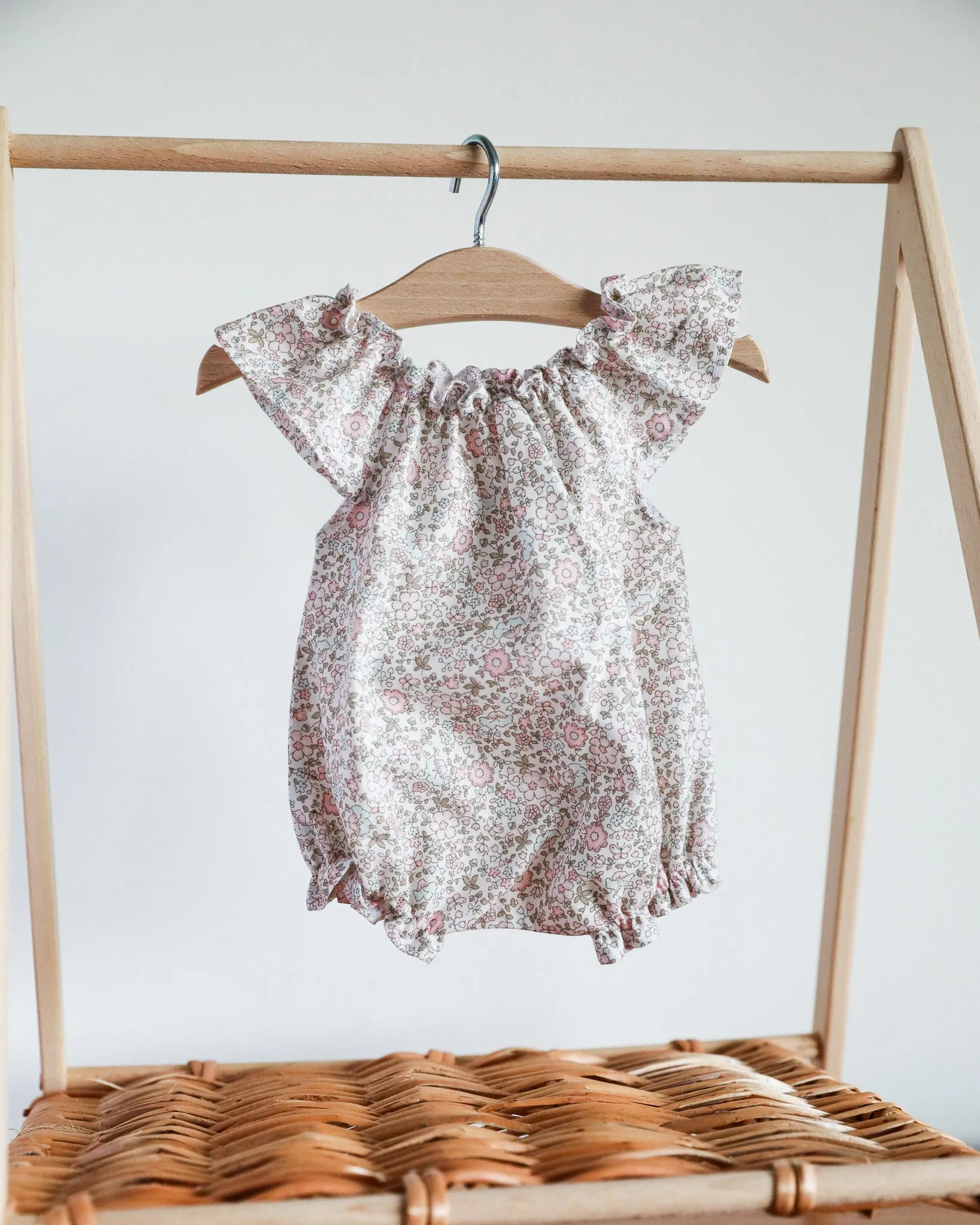 Minikane Doll Clothes | Doll Romper - Summer Flowers