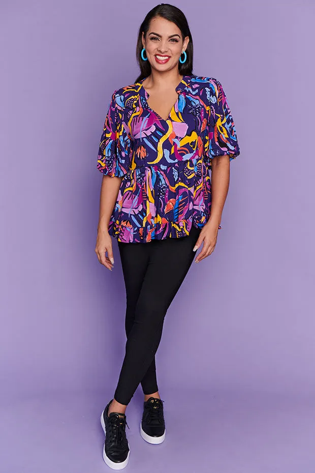 Monte Night Fiesta Blouse