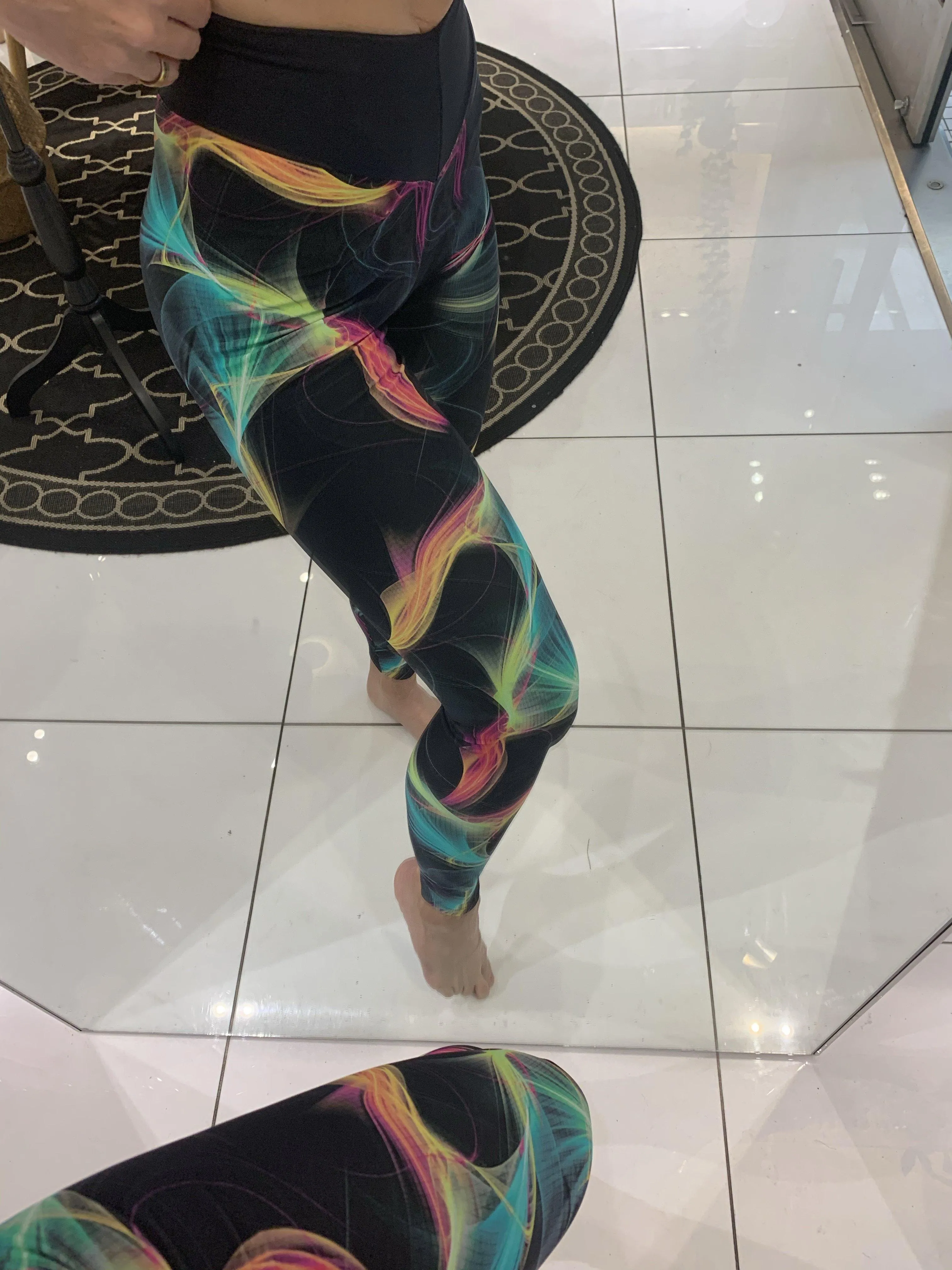 Neon Fluid Leggings