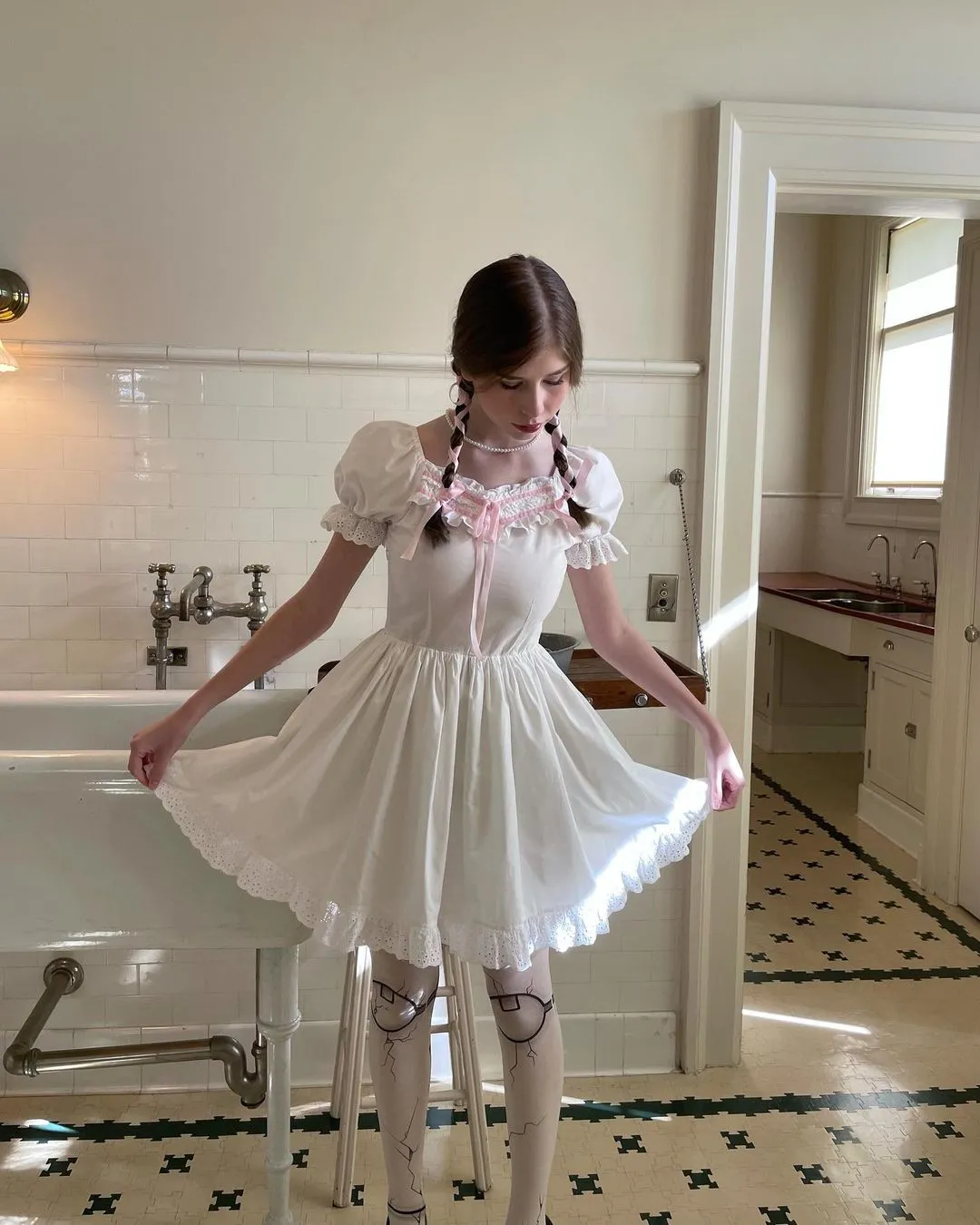 [Peiliee Finest] Swan Lake Doll Puff Sleeve Version  Dress