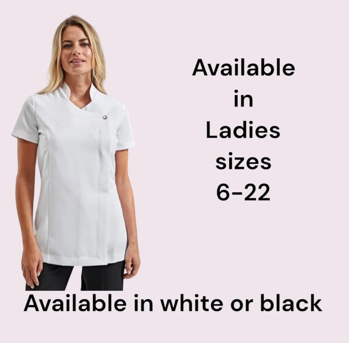 Personalized Beauty Tunic with Custom Embroidery - Showcase Your Business