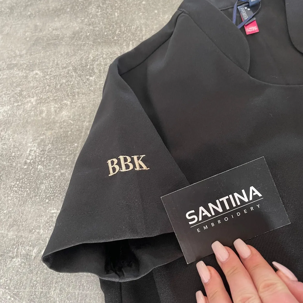 Personalized Beauty Tunic with Custom Embroidery - Showcase Your Business