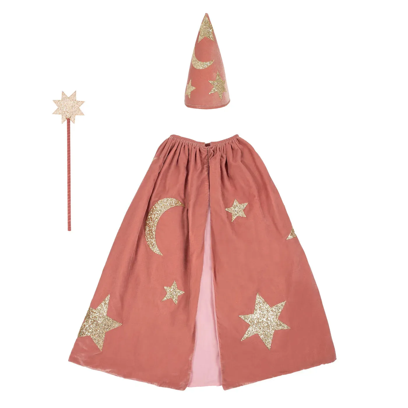 Pink Velvet Wizard Costume