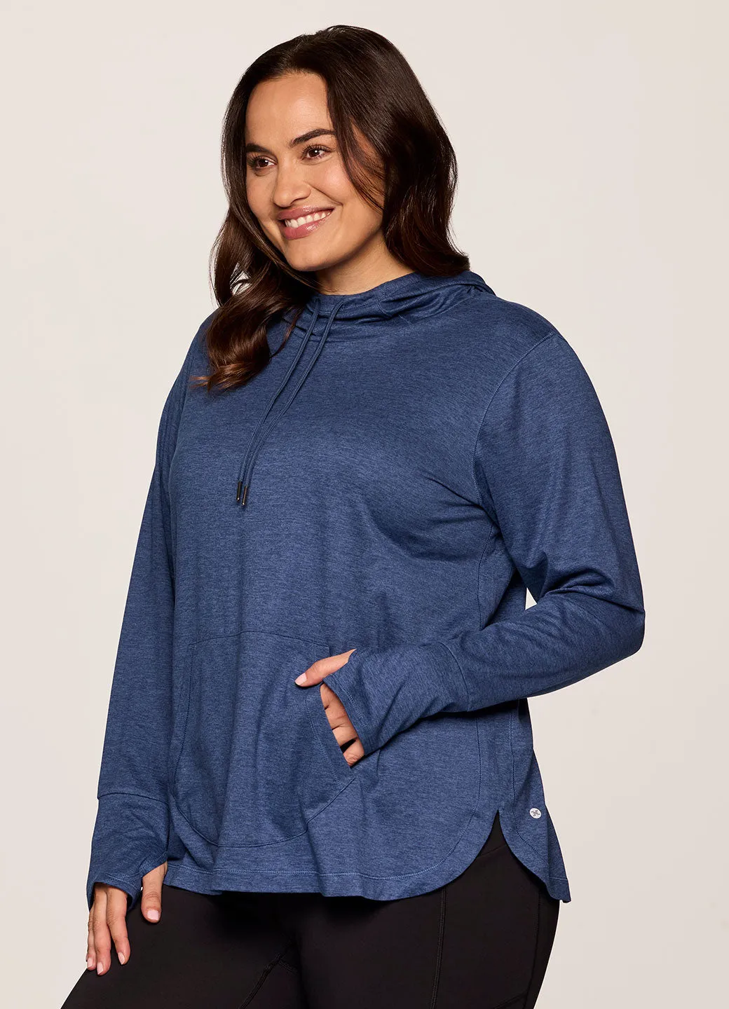 Plus Studio Breathe Super Soft Hoodie Tunic