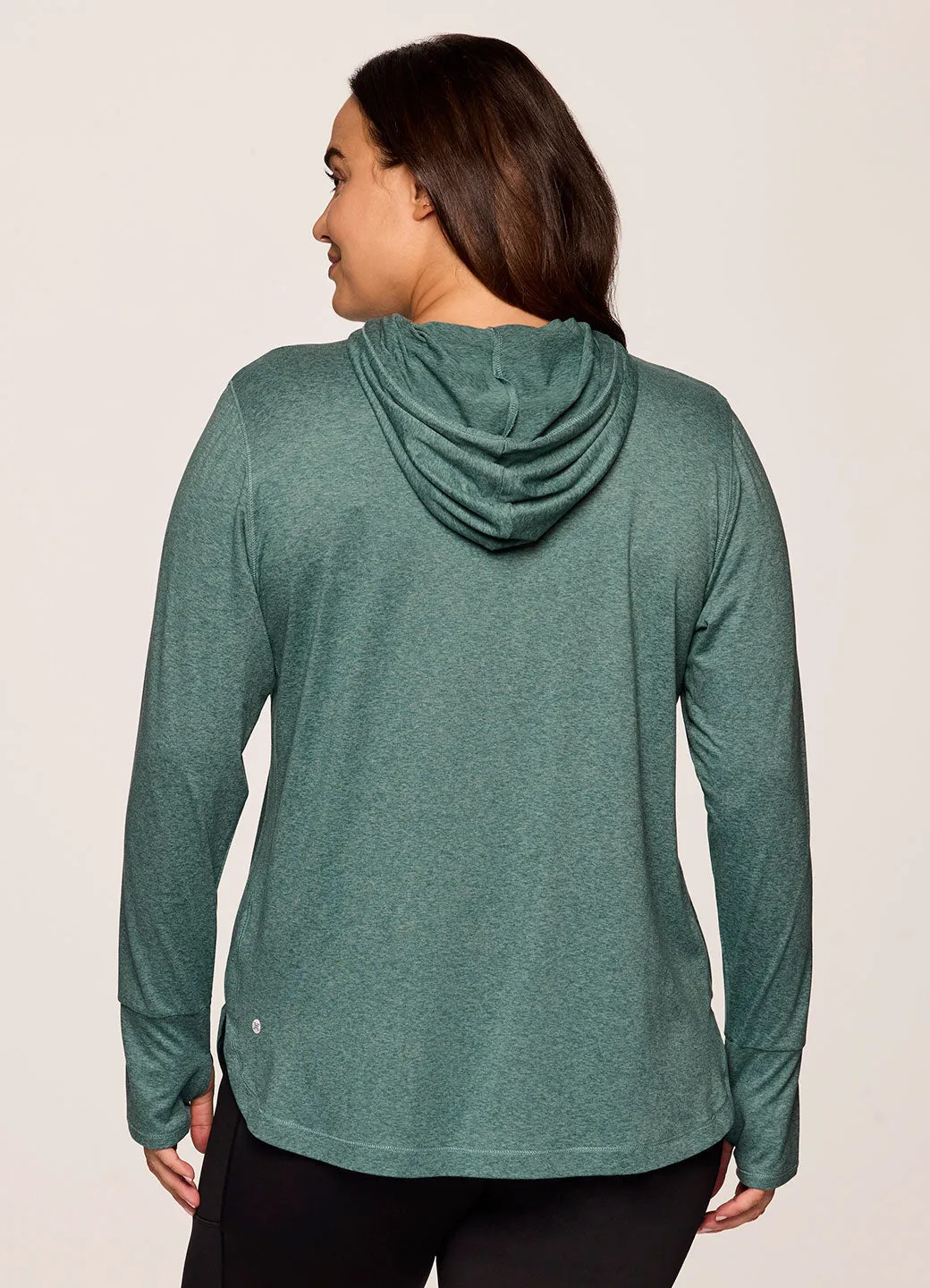 Plus Studio Breathe Super Soft Hoodie Tunic