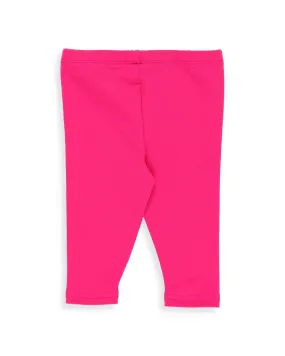 Ralph Lauren Baby Girls Solid Leggings Pink