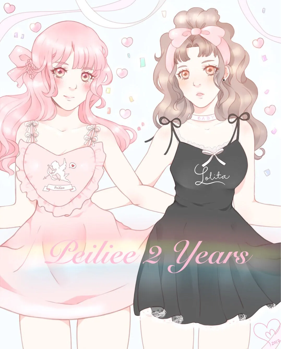 [Sample Sale] Peiliee 2 Years Anniversary The Dreamy Velvet Dress And Cotton Dress Set