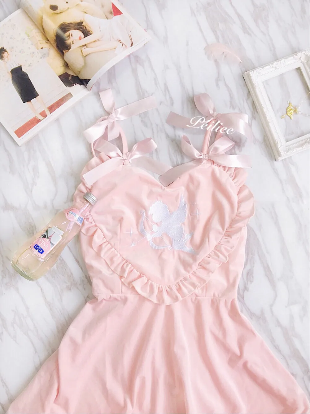 [Sample Sale] Peiliee 2 Years Anniversary The Dreamy Velvet Dress And Cotton Dress Set