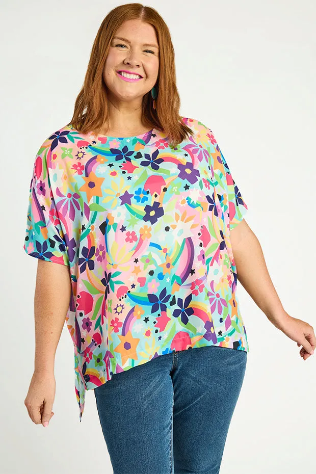 Serena Rainbow Bright Top