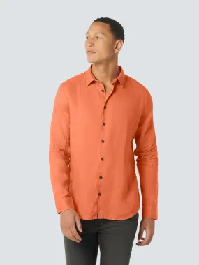 Shirt Linen Solid | Melon