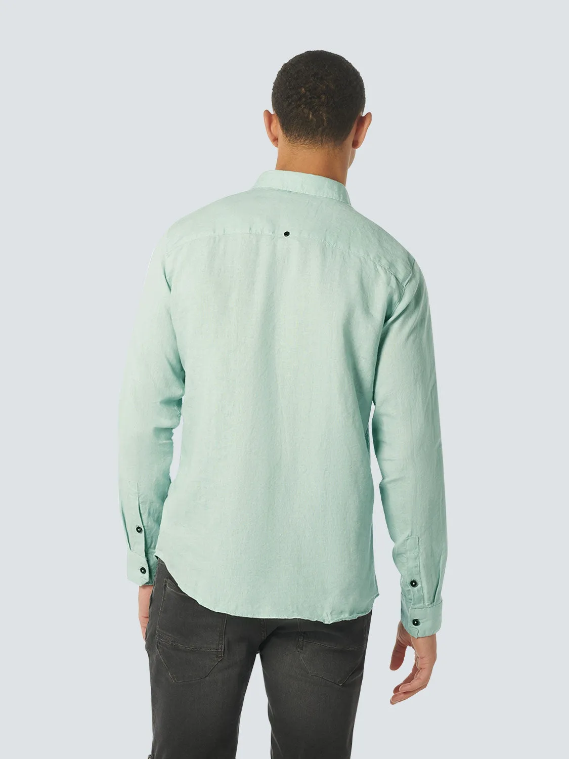 Shirt Linen Solid | Mint