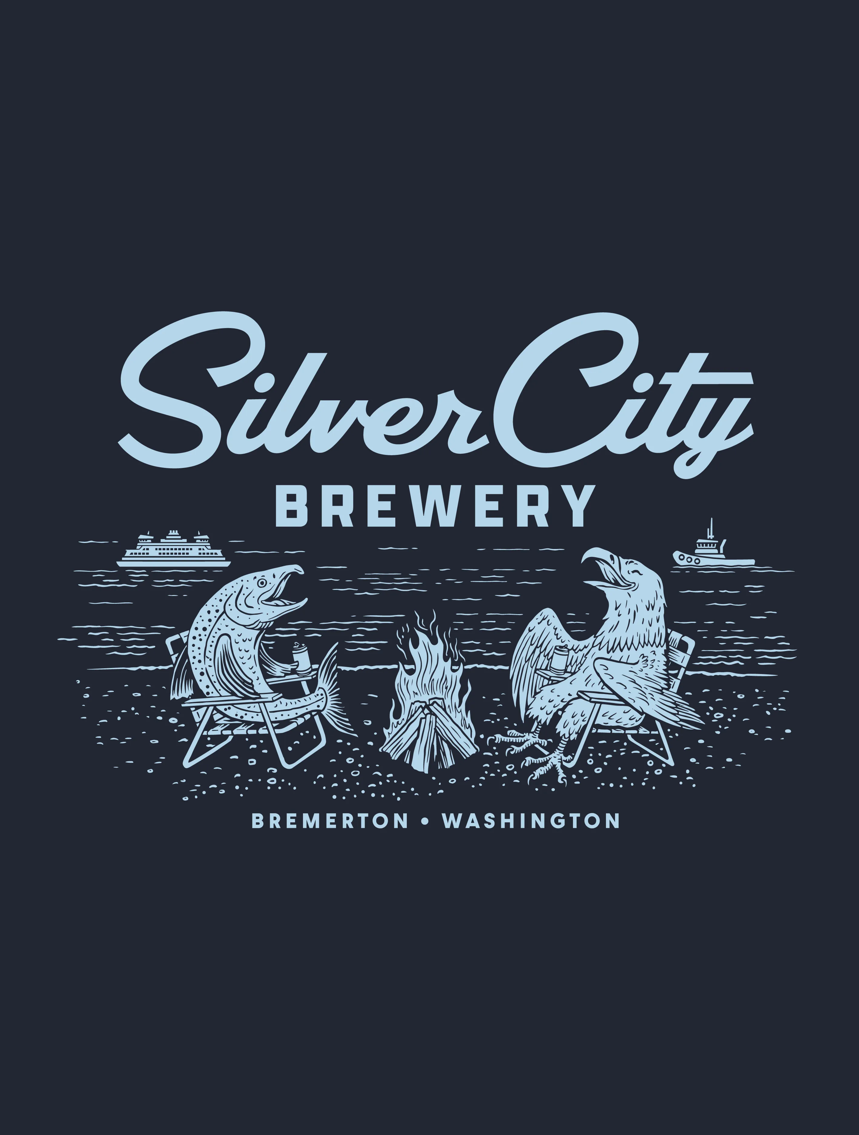 Silver City Brewery · Beers On The Beach Tee