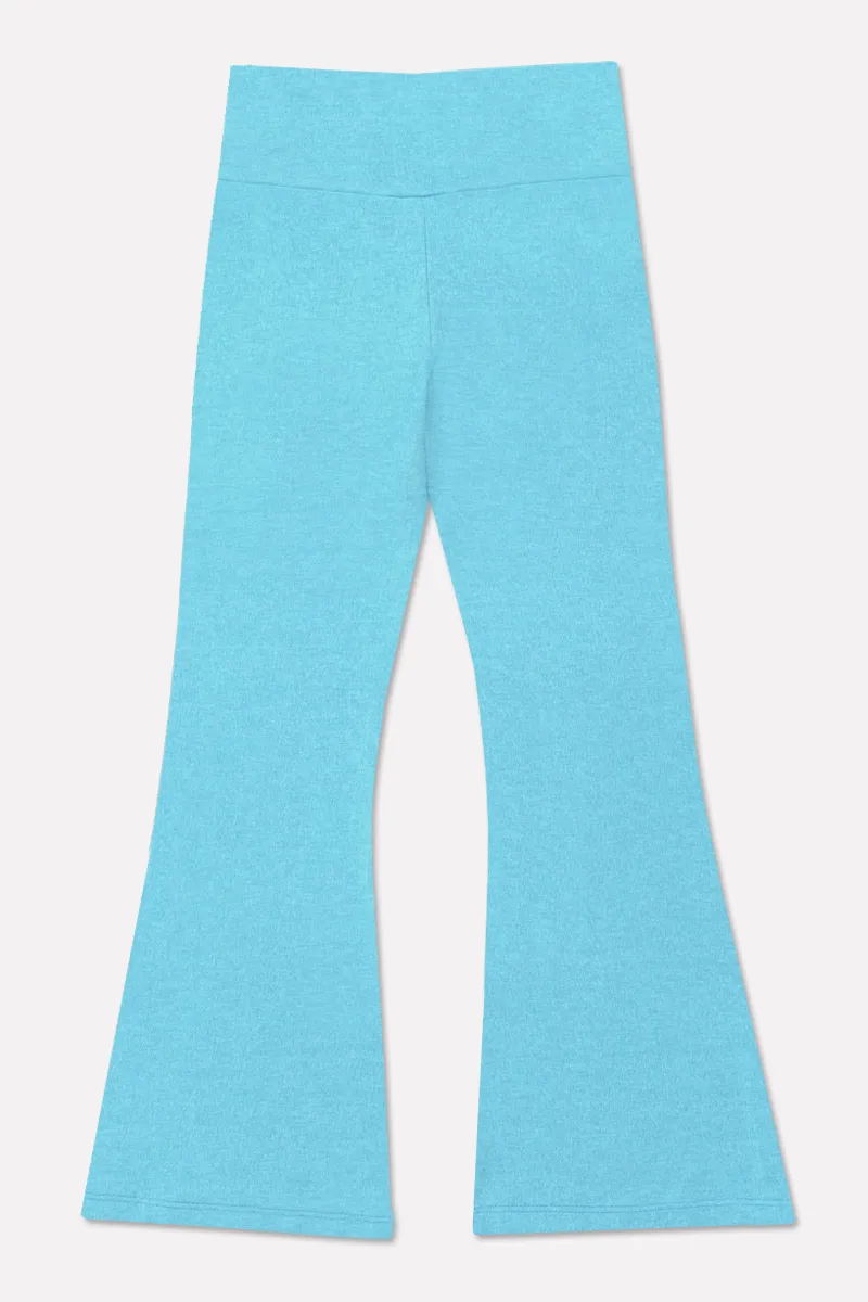 Simply Soft Luxe Flare Legging - Neon Aqua