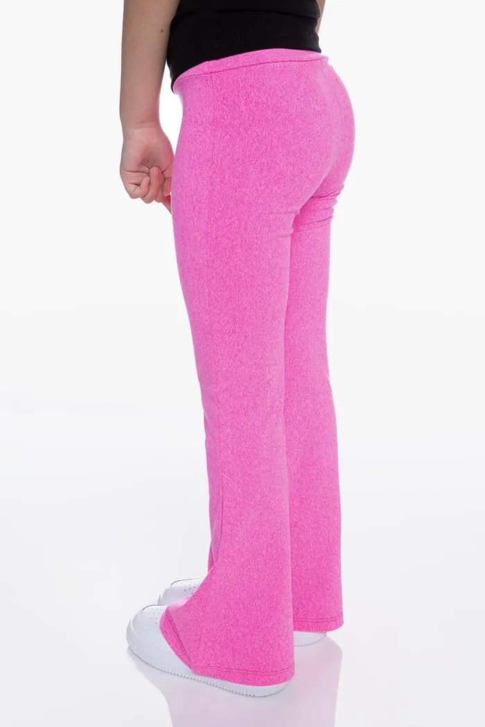 Simply Soft Luxe Flare Legging - Neon Barbie Pink