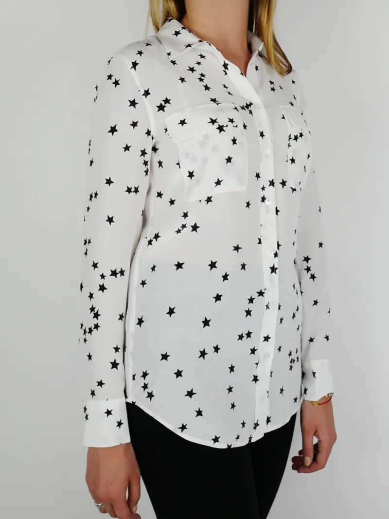 SLIM SIGNATURE SILK SHIRT