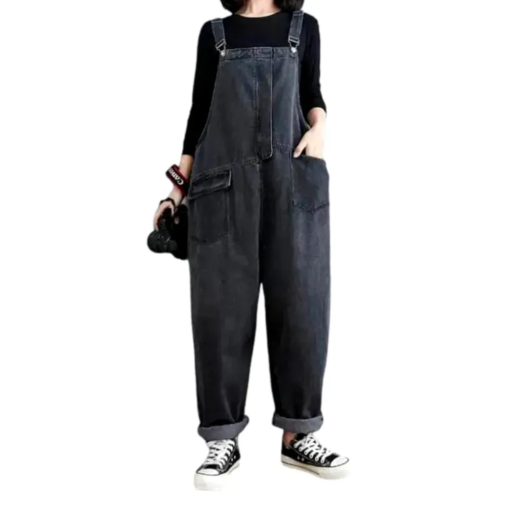 Stylish denim overall for women