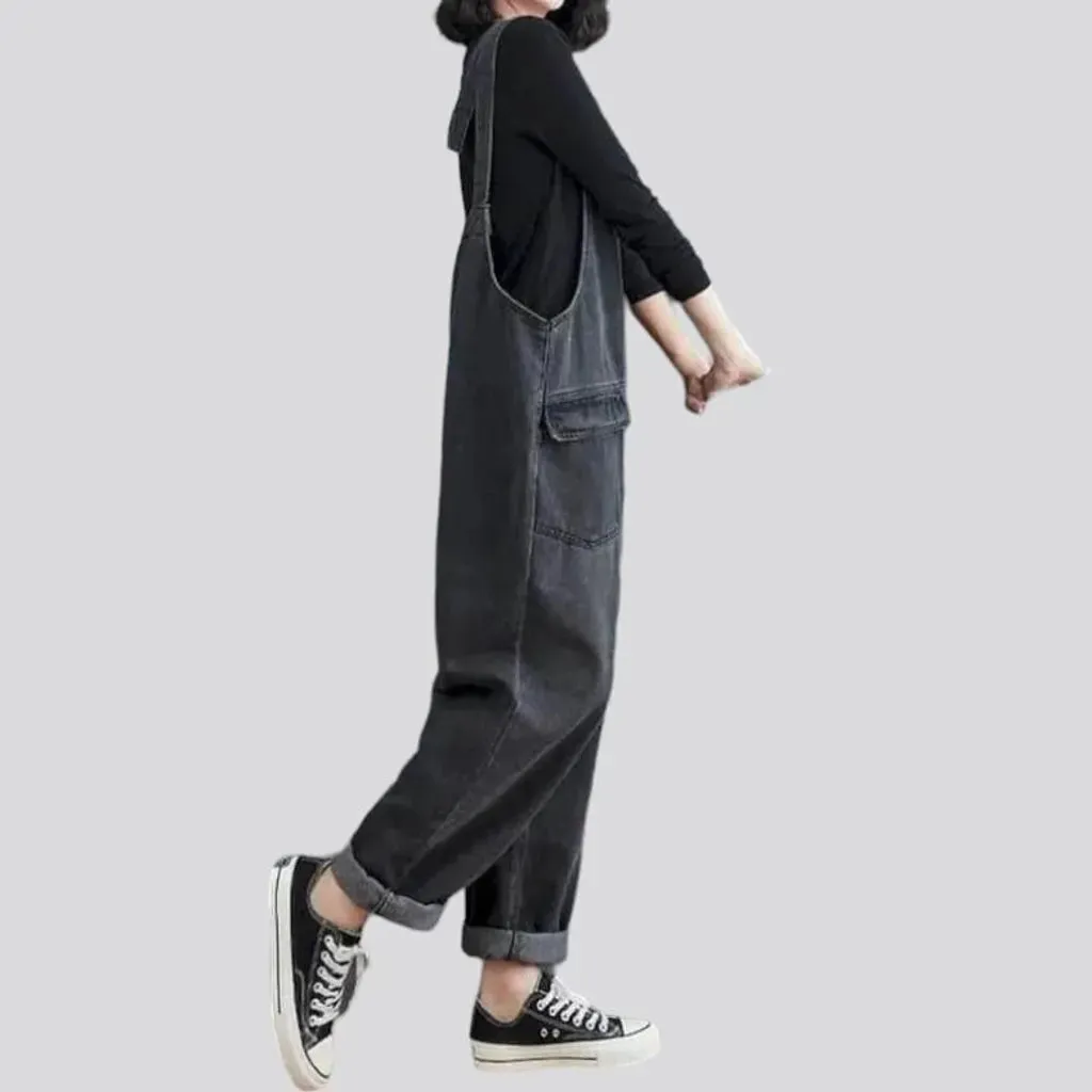 Stylish denim overall for women