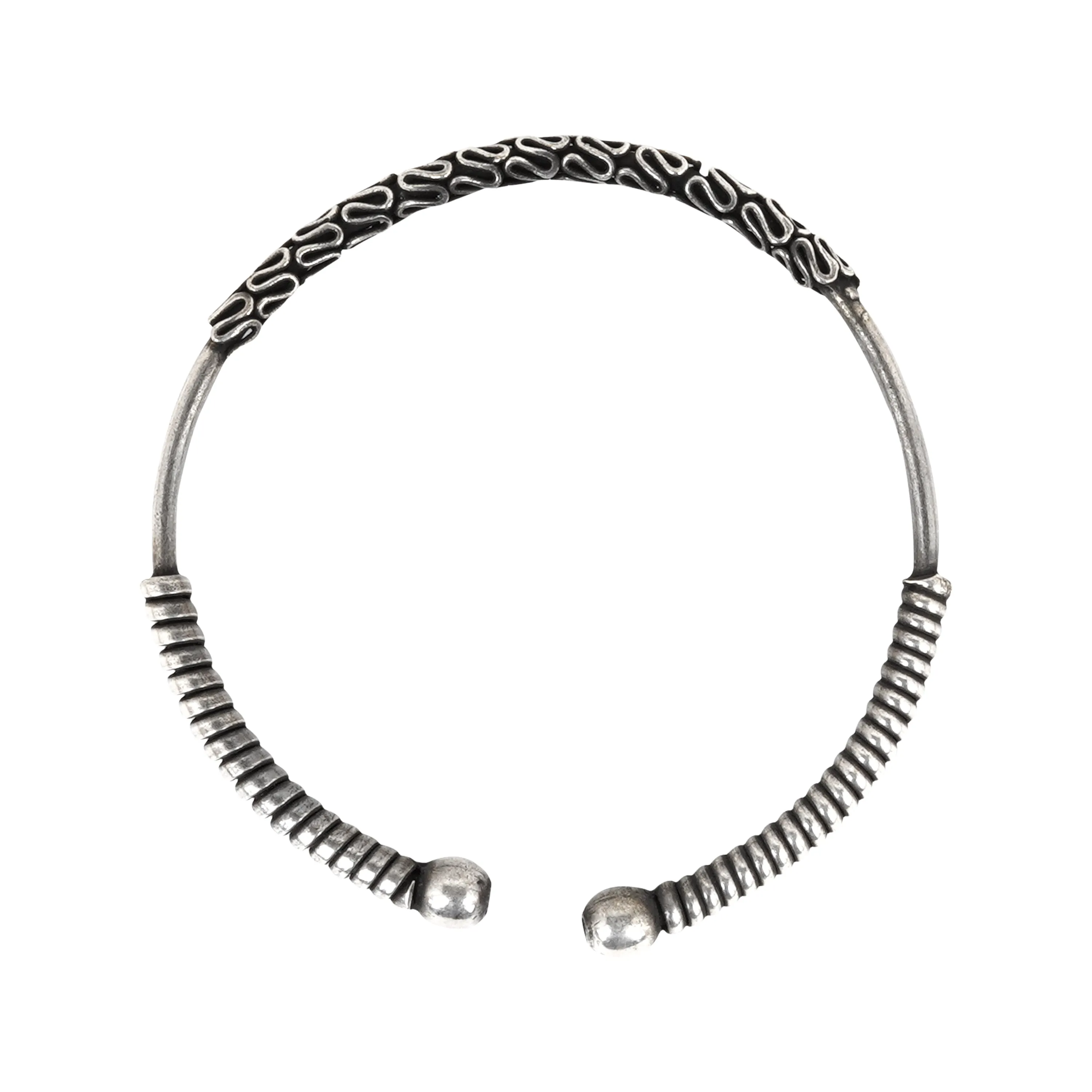 Teejh Dyuthi Silver Oxidised Bracelet