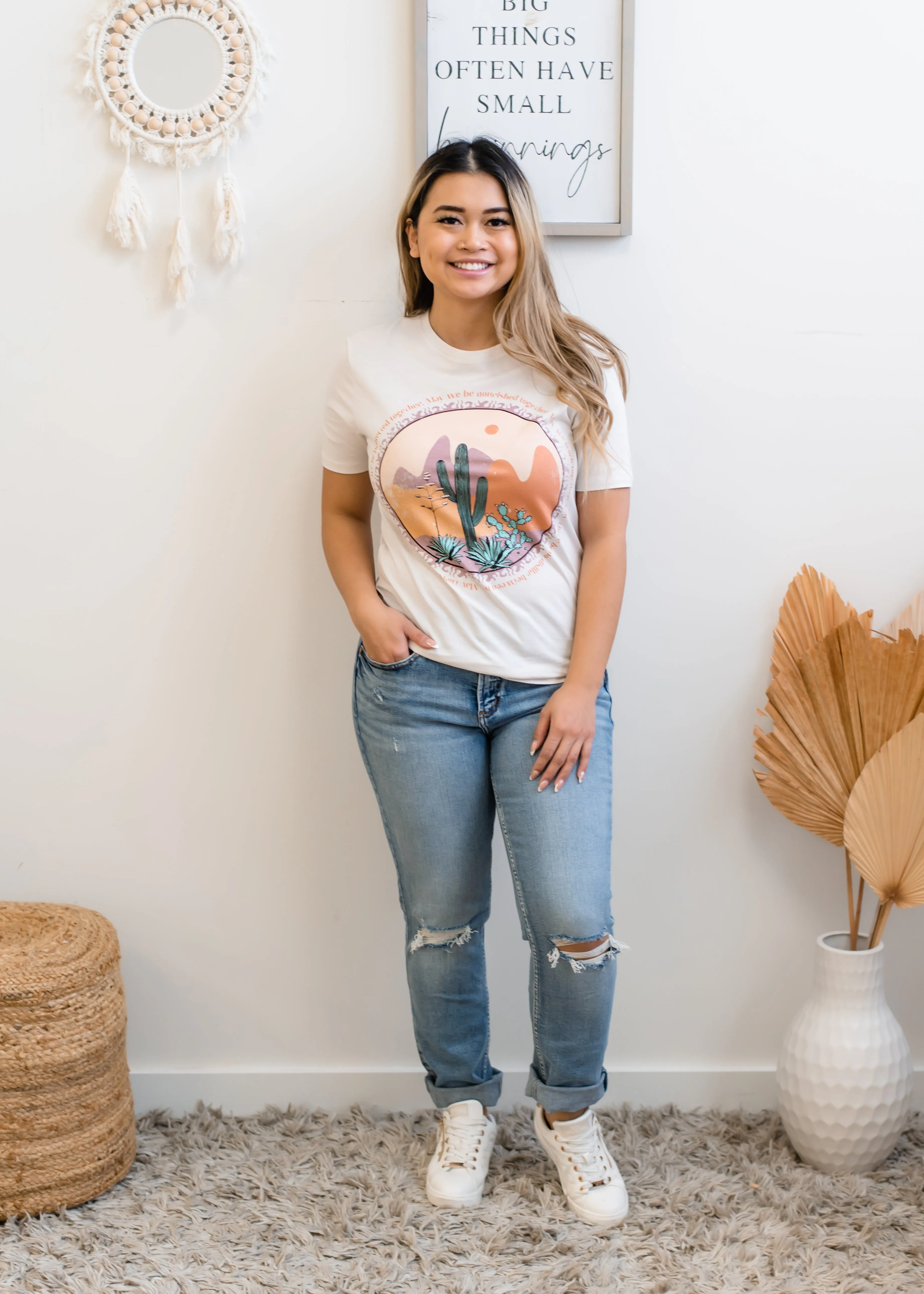 The Sunset Cactus Tee