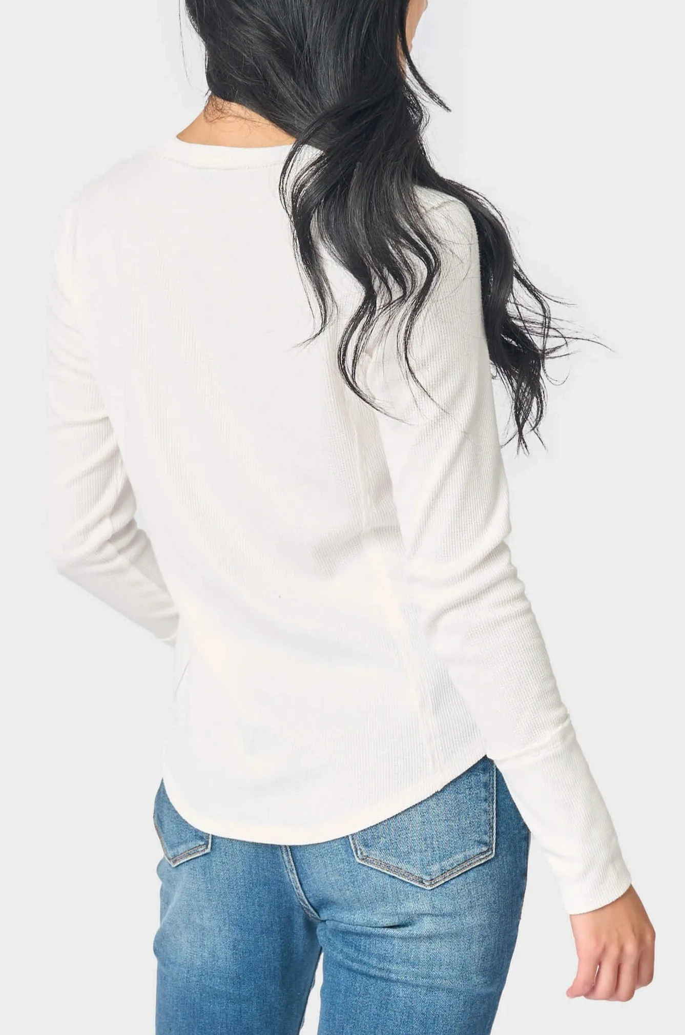 Thermal Long Sleeve Henley Tee