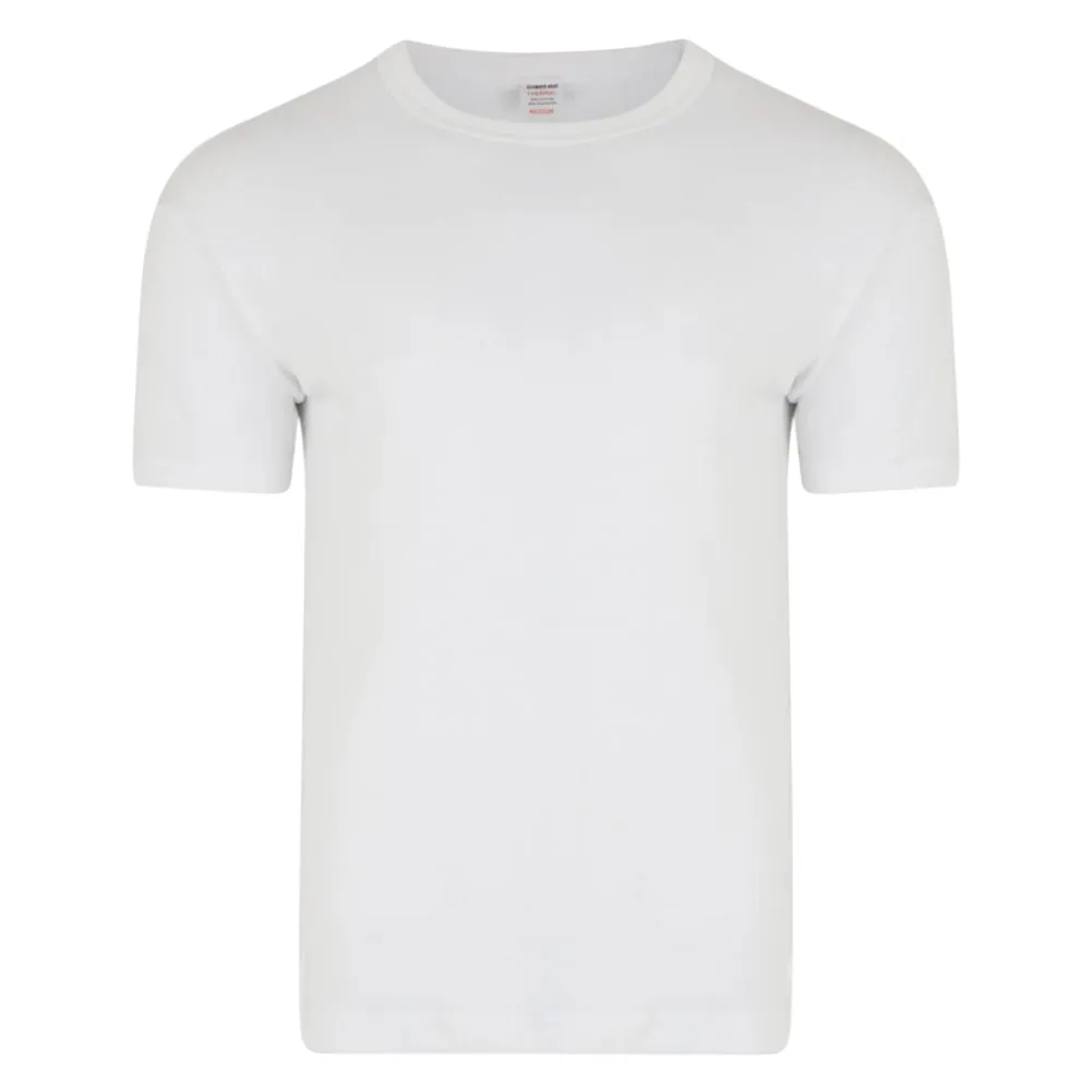 Thermal Short Sleeved T-Shirt- White