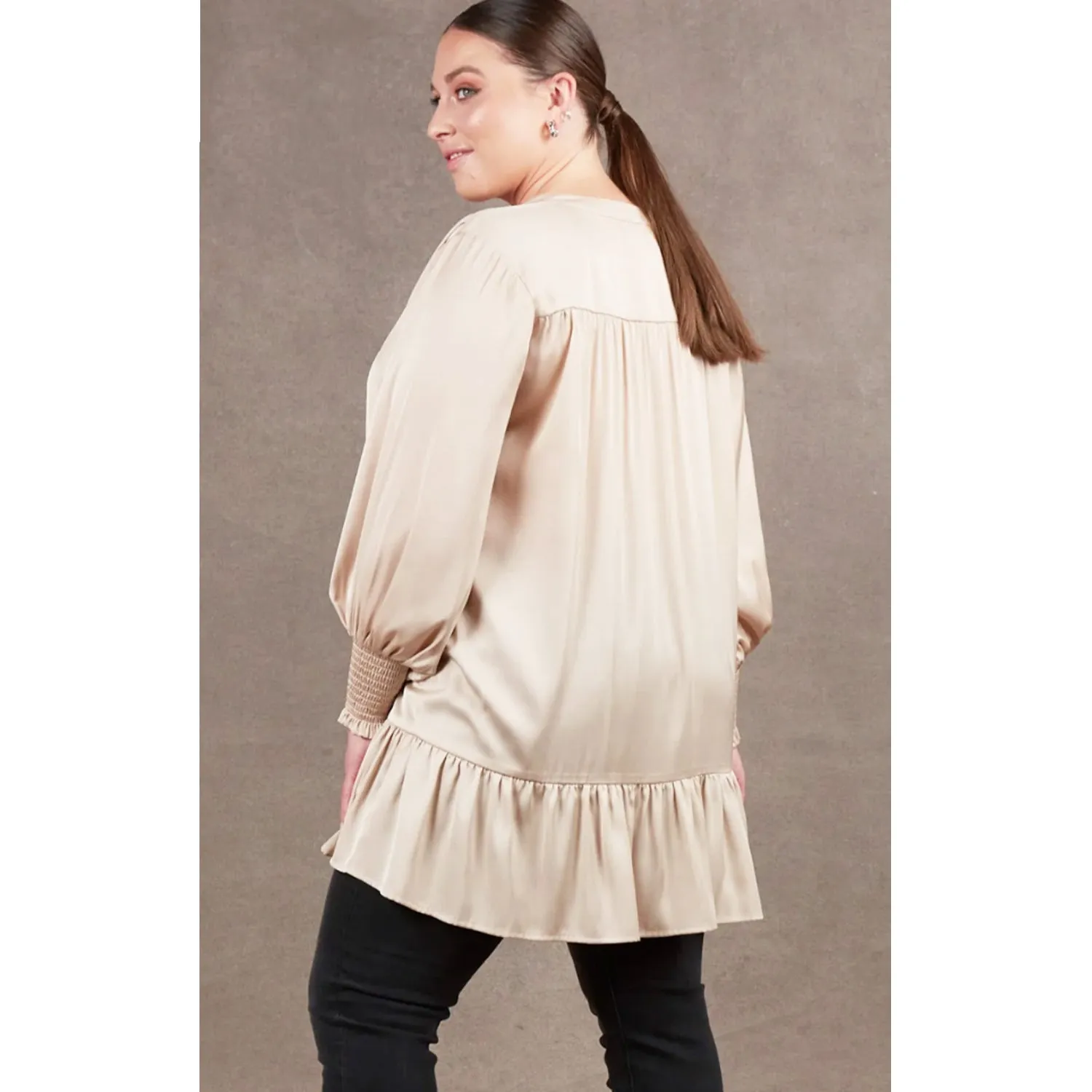 Top Norse Blouse ONE SIZE - Oyster