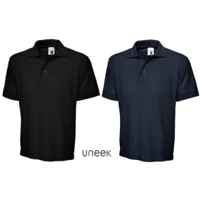 Uneek Mens Plain Active Polo Shirt