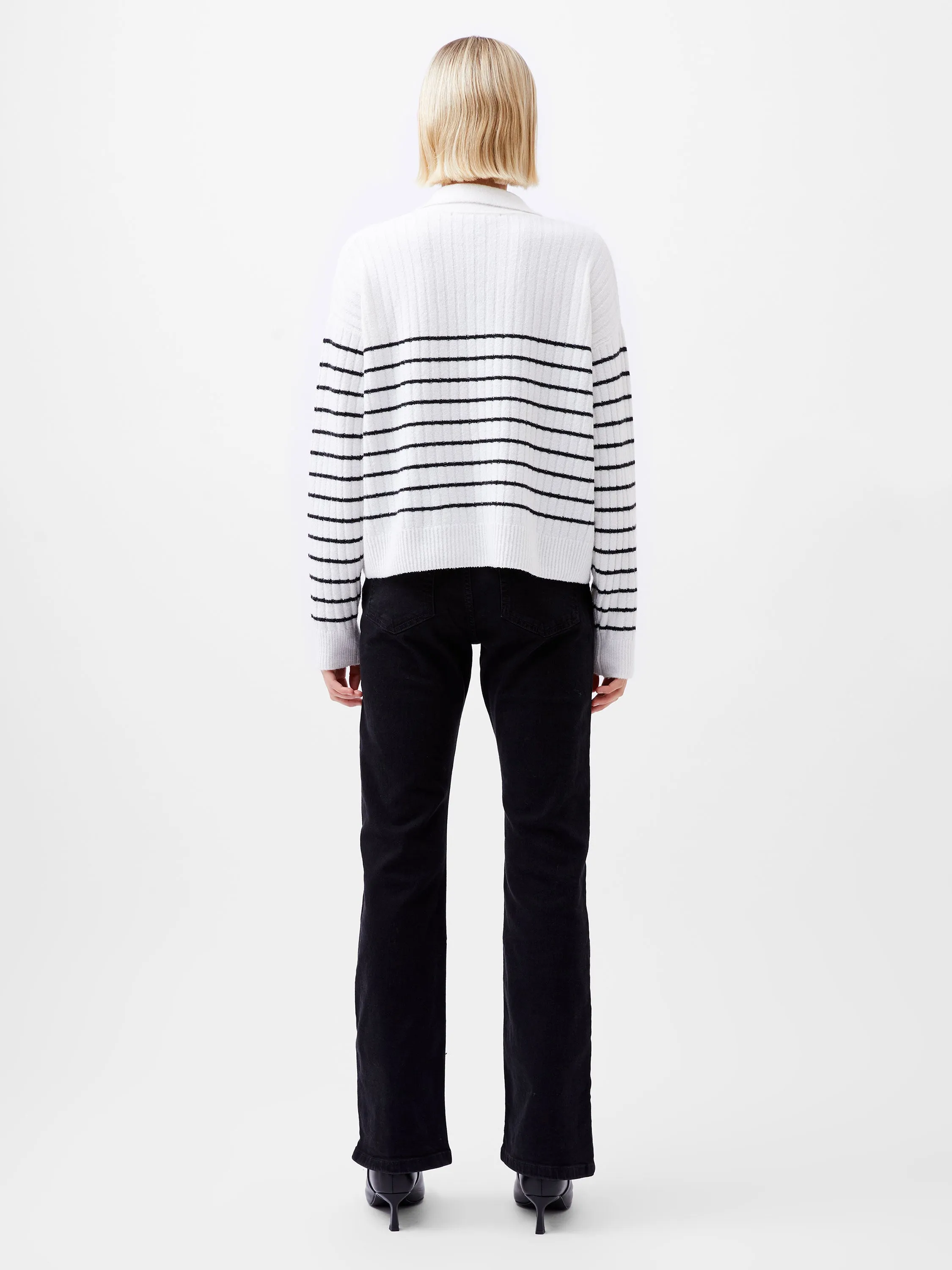 Vhari Recycled Collar Stripe Jumper