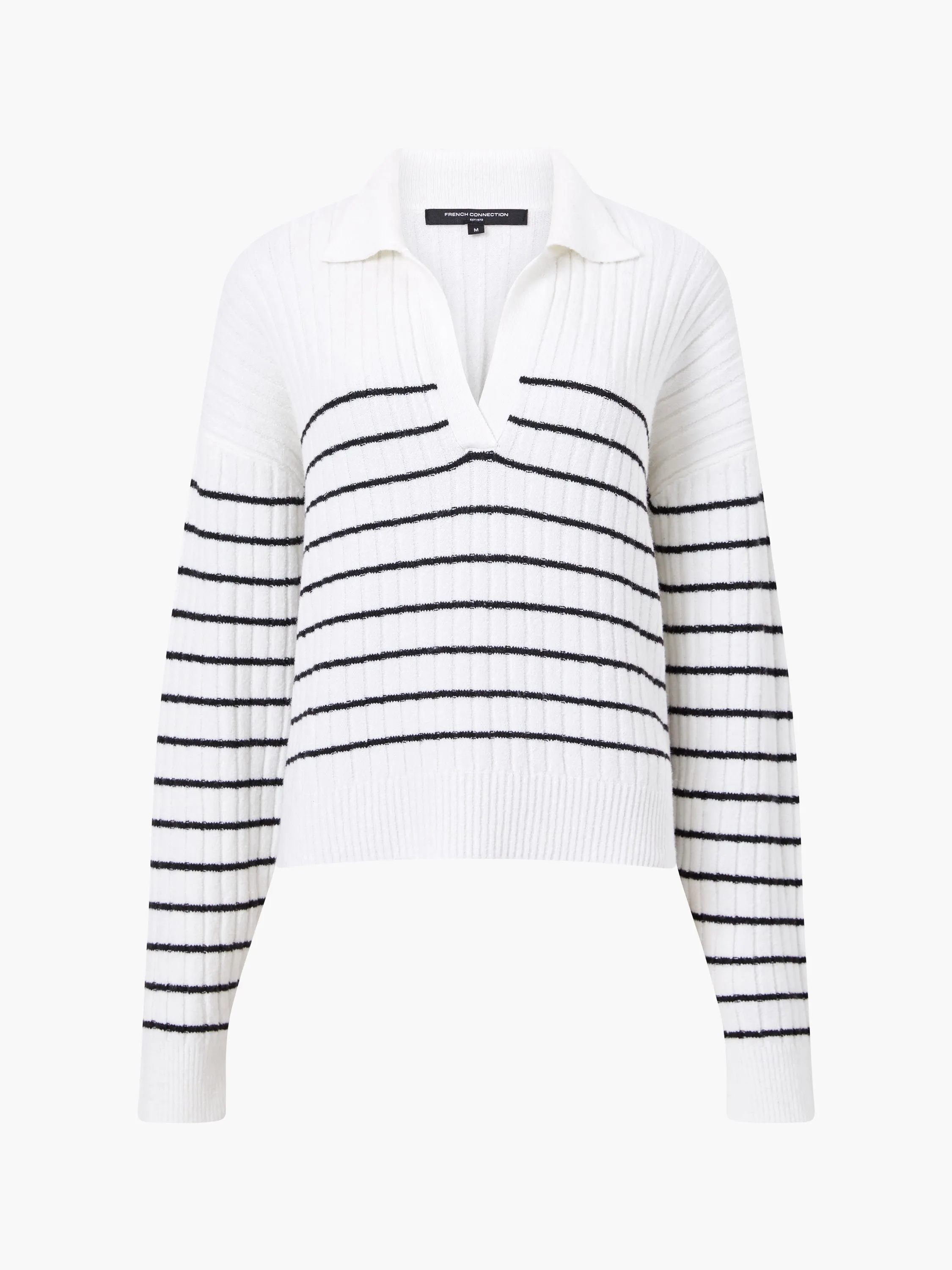 Vhari Recycled Collar Stripe Jumper