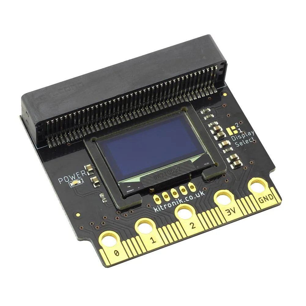 :VIEW Graphics 128 OLED Display for BBC micro:bit