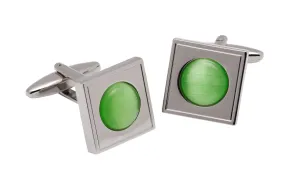 Wentworth Sapphire Rhodium Plated Cufflinks