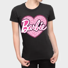 Womens Barbie Heart Tshirt