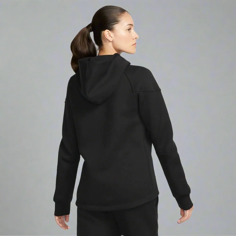 Womens Sportswear Tech Fleece Windrunner Hoodie - Black/Black