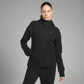 Womens Sportswear Tech Fleece Windrunner Hoodie - Black/Black