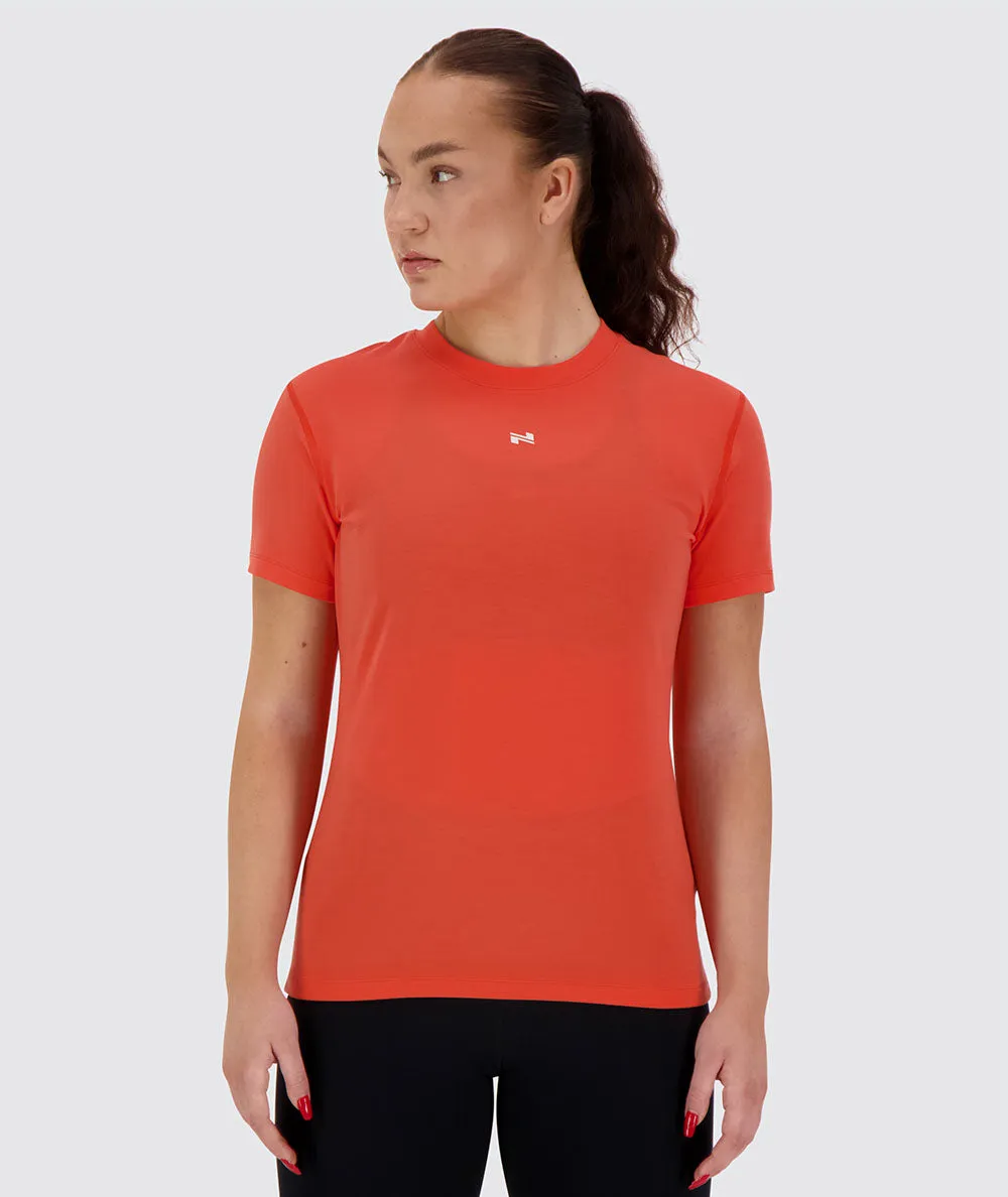 Women's Training Tee (Poppy Red)