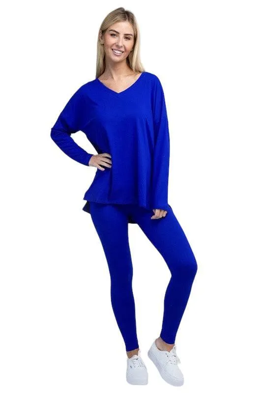 Zenana Long Sleeve Loungewear Set