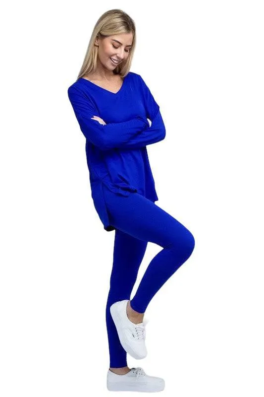 Zenana Long Sleeve Loungewear Set