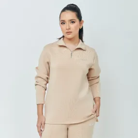 ZIPPER TOP LITE IN NUDE